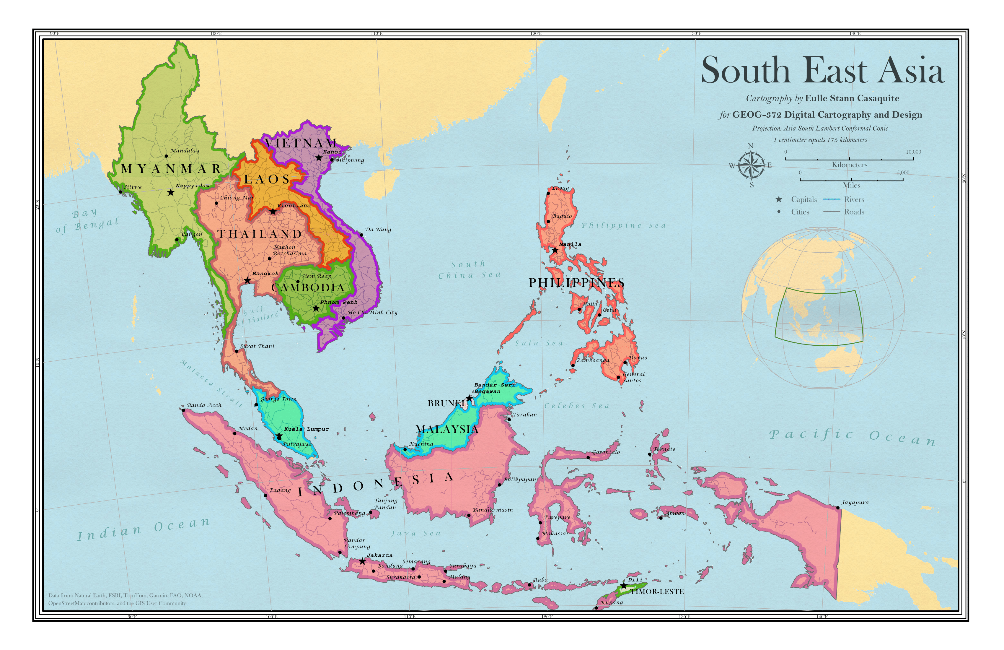 Southeast Asia Map