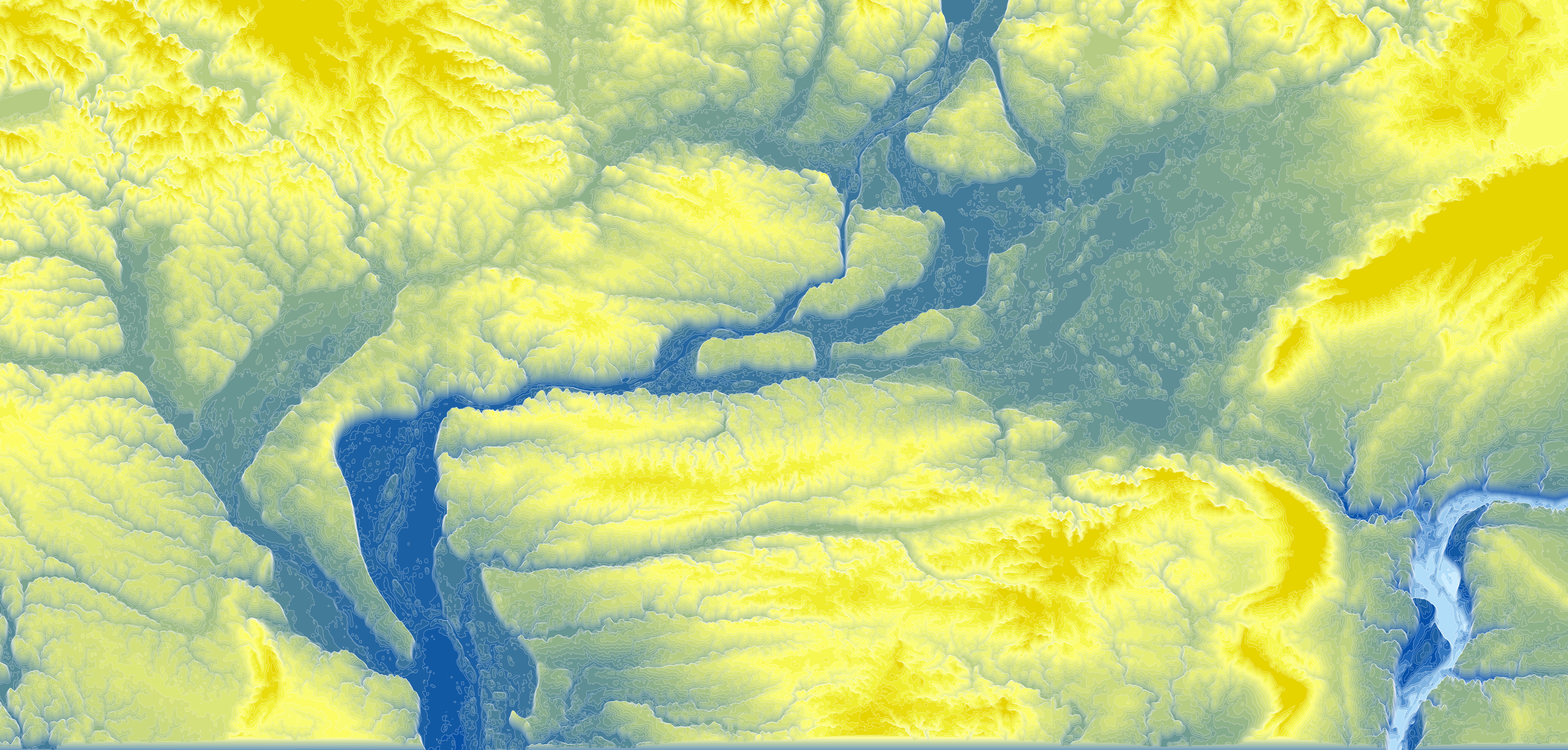 Rock Island Contour Map